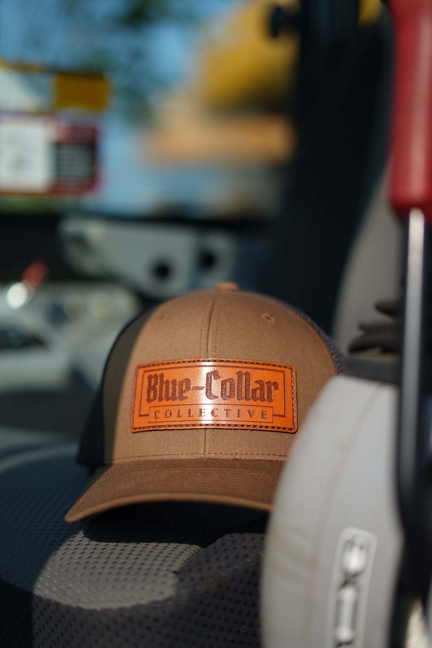 Blue-collar work hat