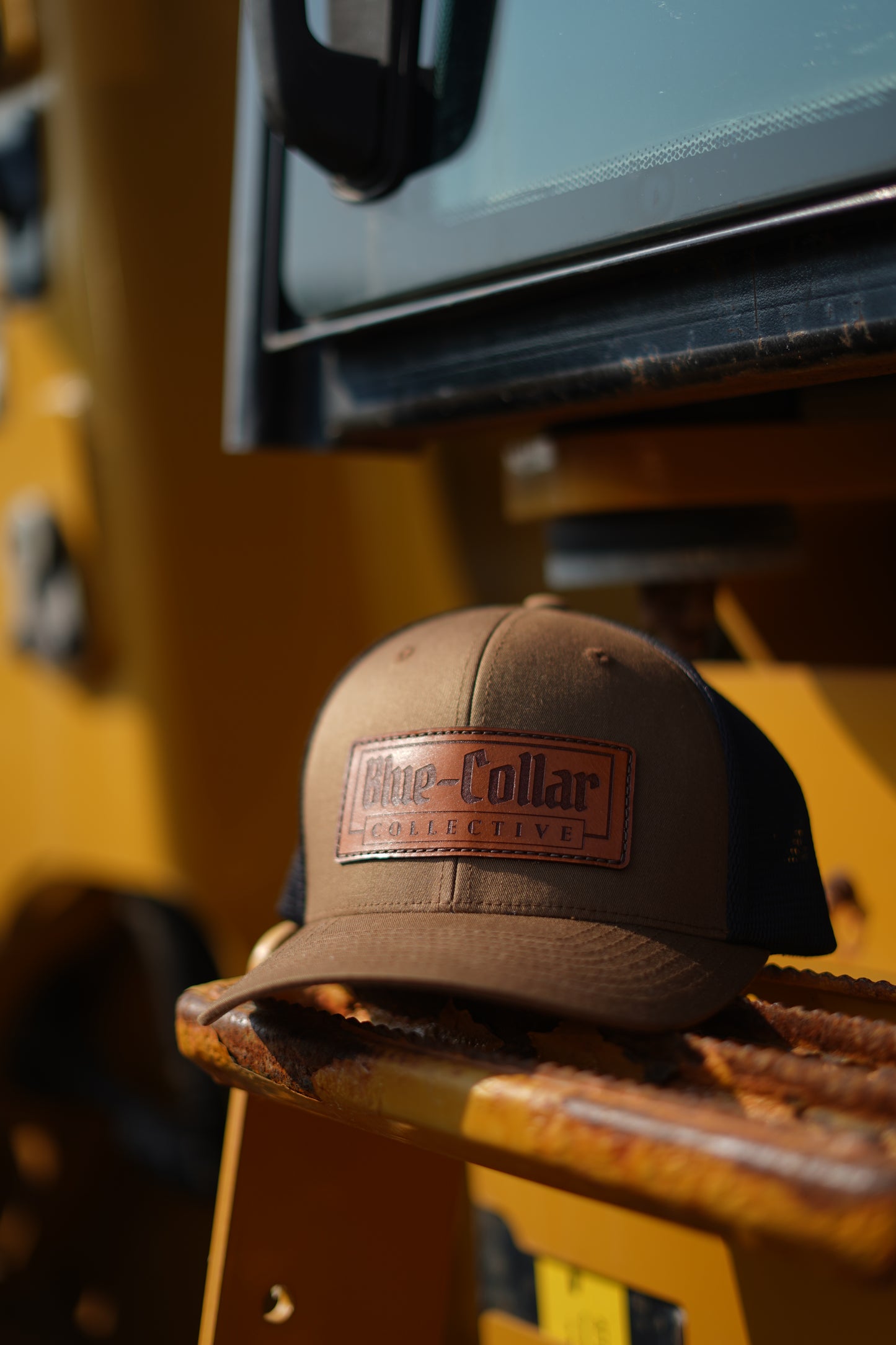 Blue-collar work hat