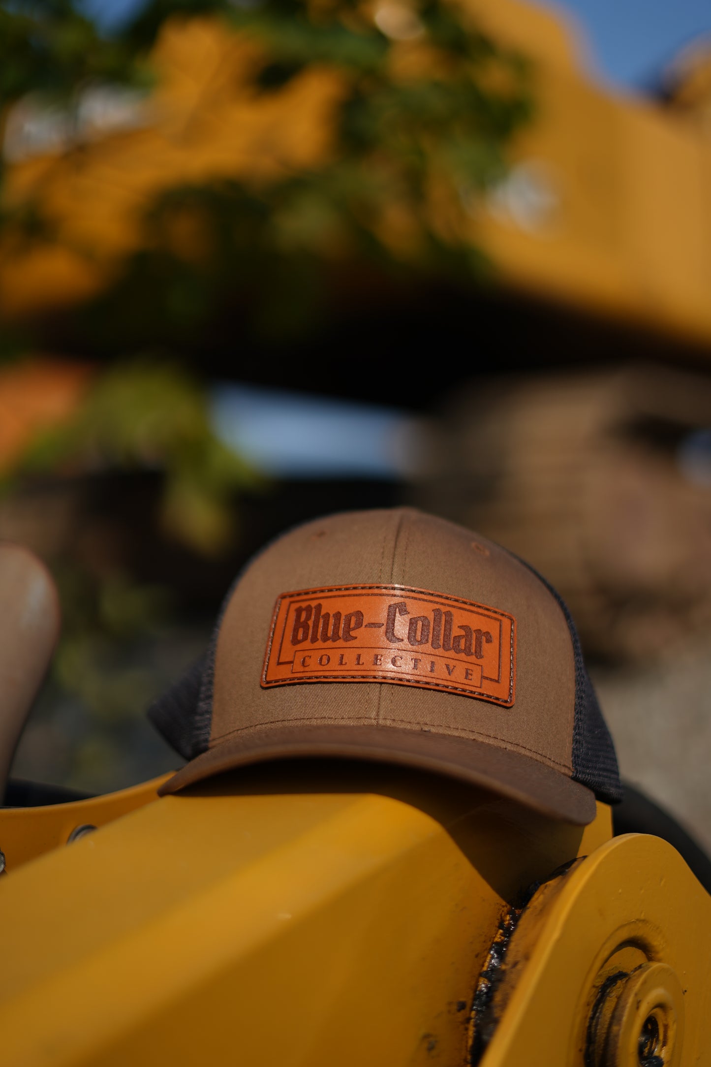 Blue-collar work hat