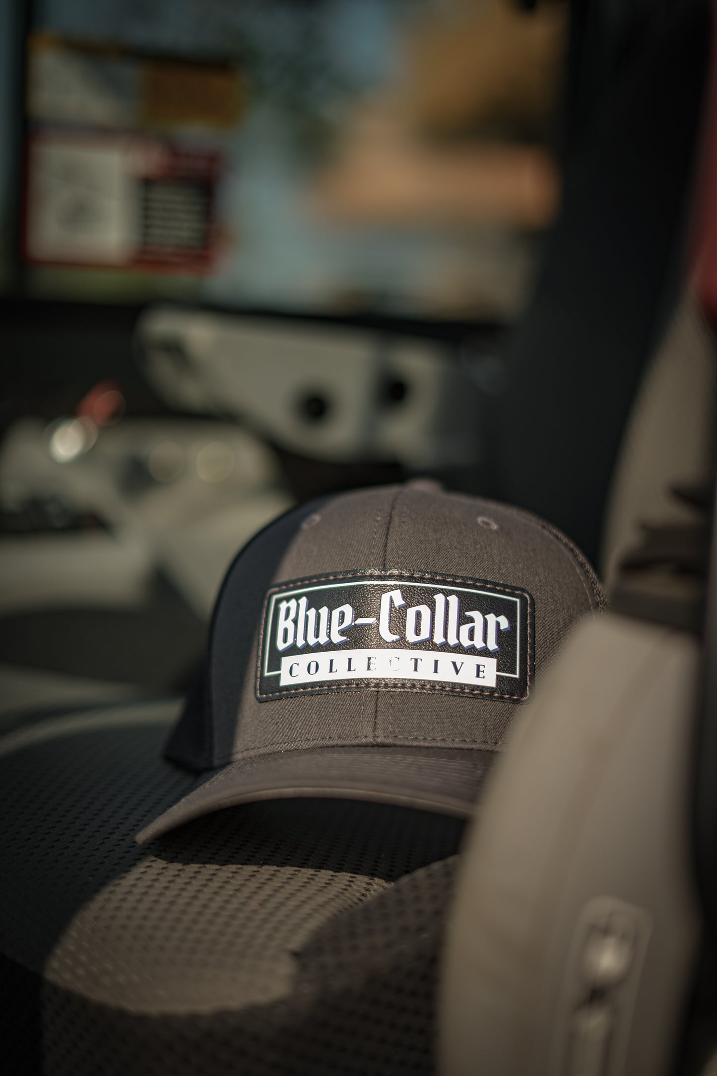 Blue-collar work hat
