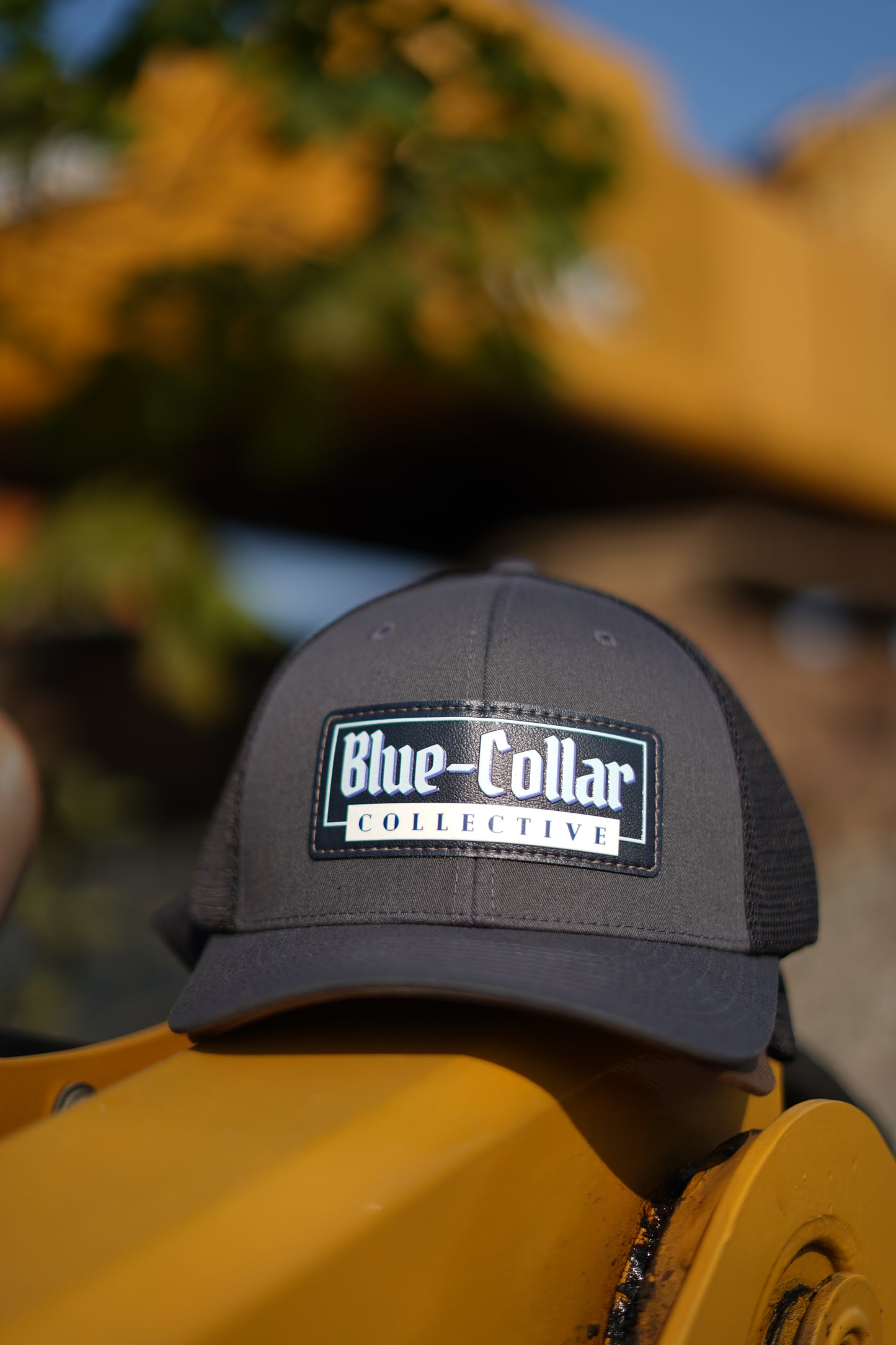 Blue-collar work hat
